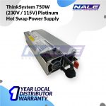 ThinkSystem 750W(230/115V) Platinum Hot-Swap Power Supply (7N67A00883) - Gambar 2