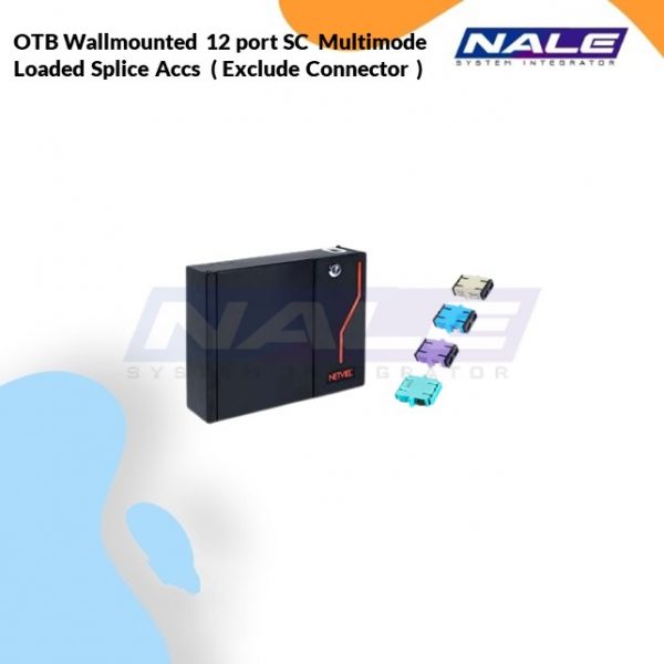 Netviel OTB Wallmounted 12 port SC  Multimode Loaded Splice Accs  ( Exclude Connector ) (NVL-OTB-WM-24/12-MM-SC-T)