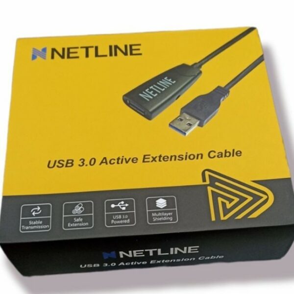 Netline kabel USB 3.0 Extension 5m